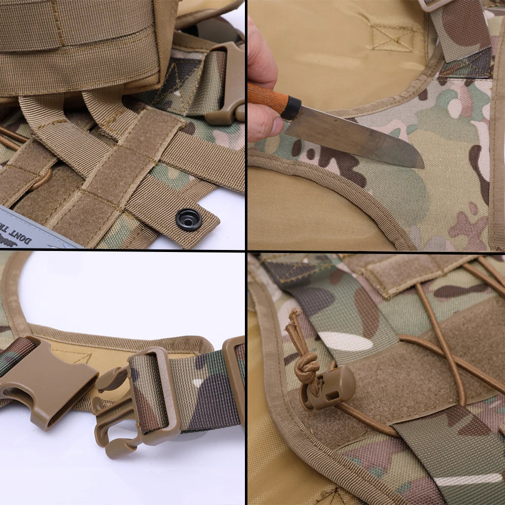 Tactical Dog Harness Pet Training Vest