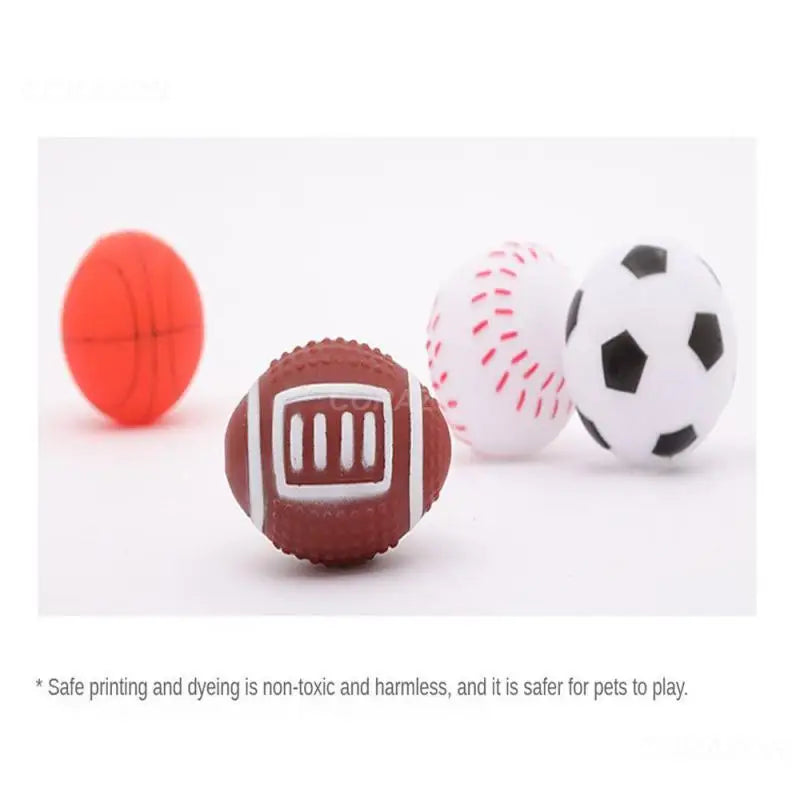 Dog Chewable and Biteable Rubber Ball Toys