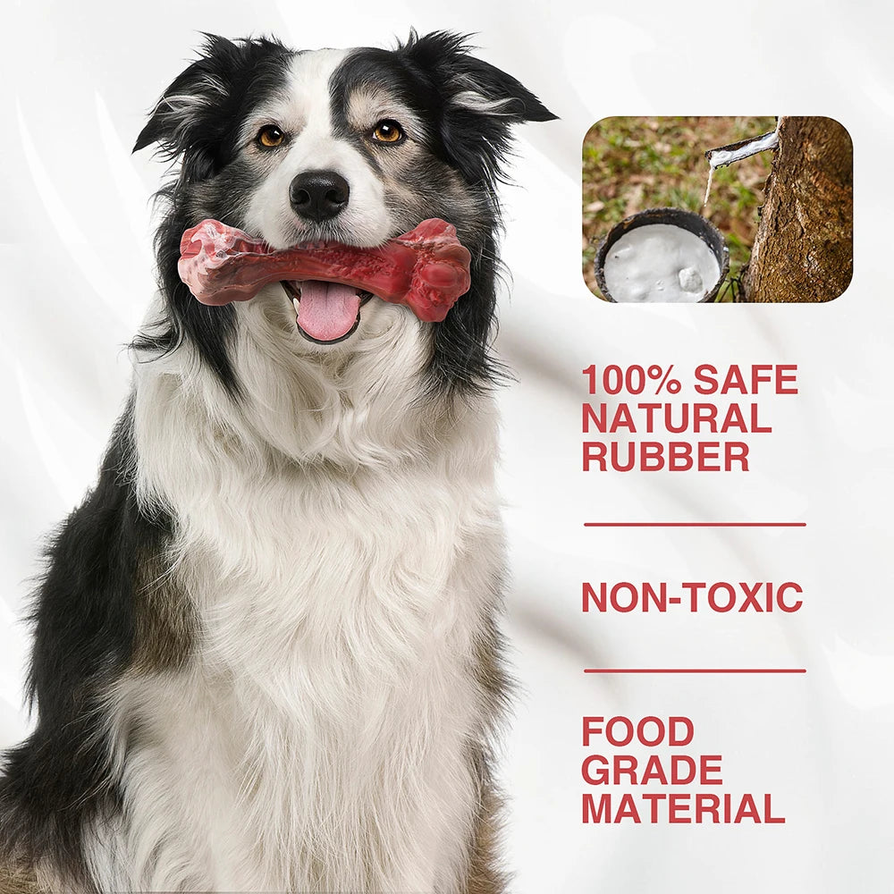 Chewable Bone-Shaped Indestructible Dog Toys