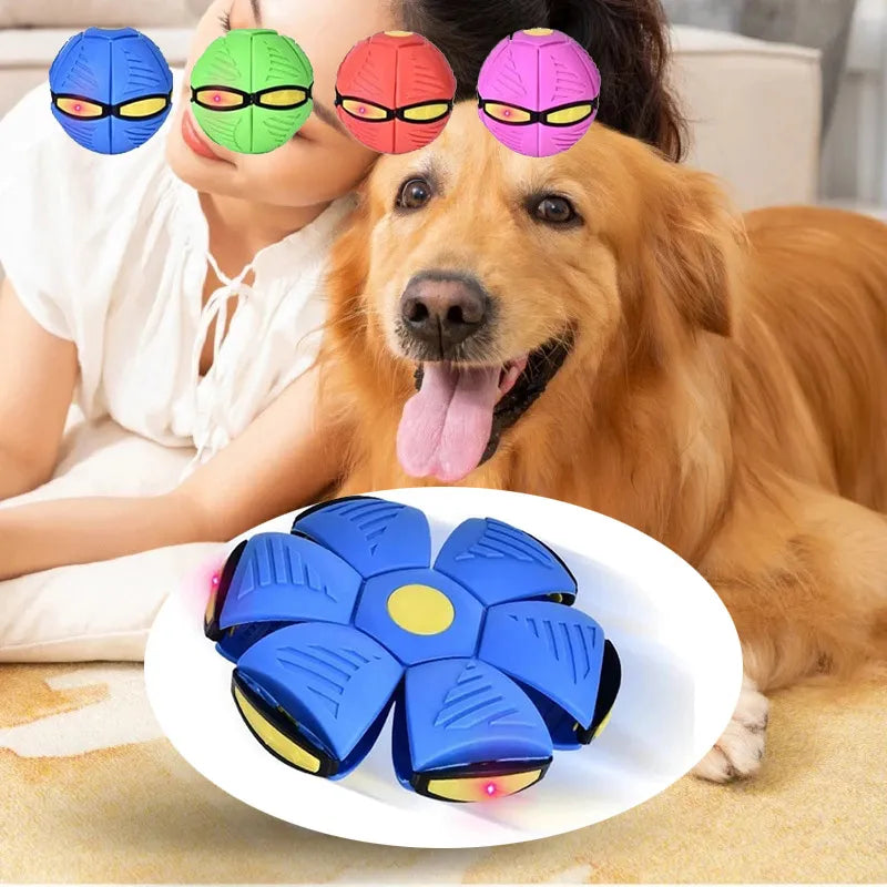 Flying Saucer Ball Magic Deformation for Pets