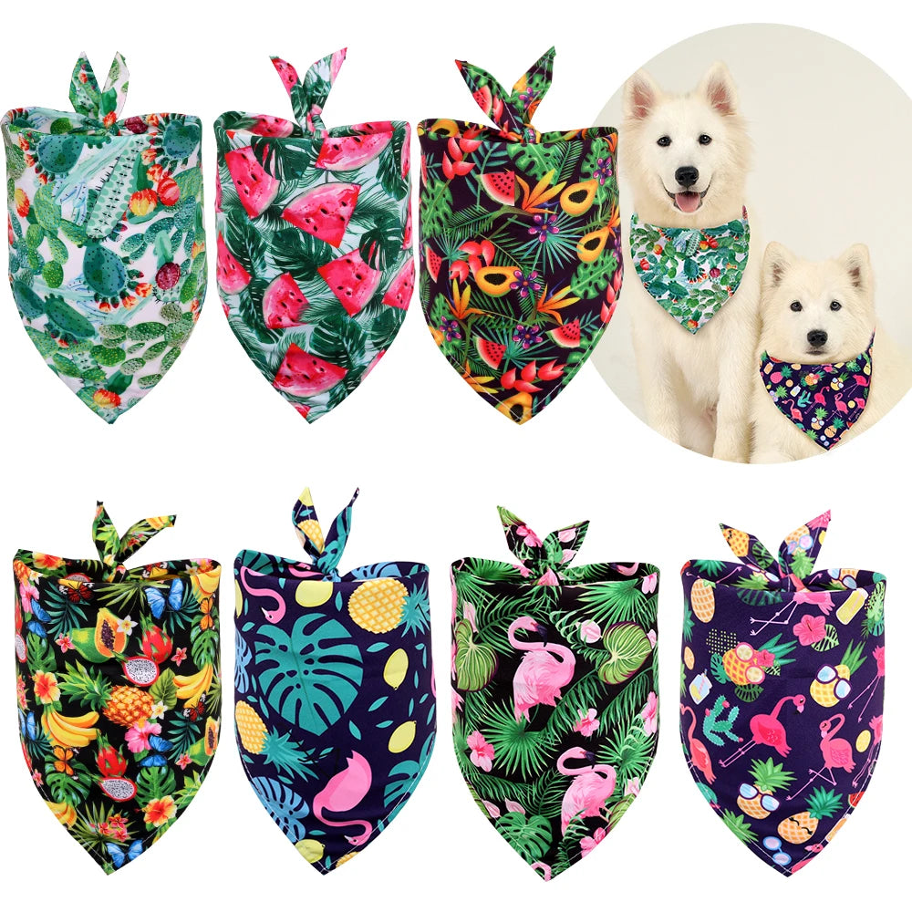 Dogs Spring Summer Style Bandanas