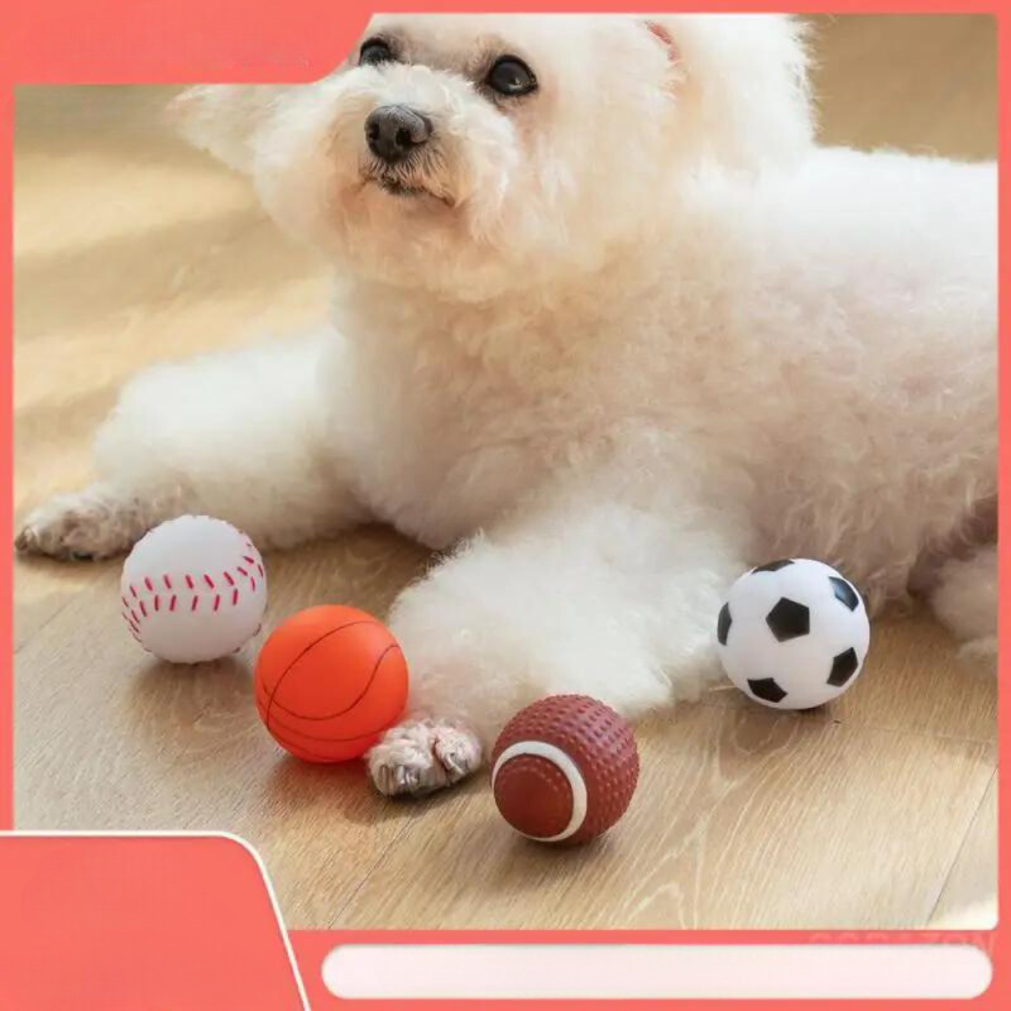 Dog Chewable and Biteable Rubber Ball Toys